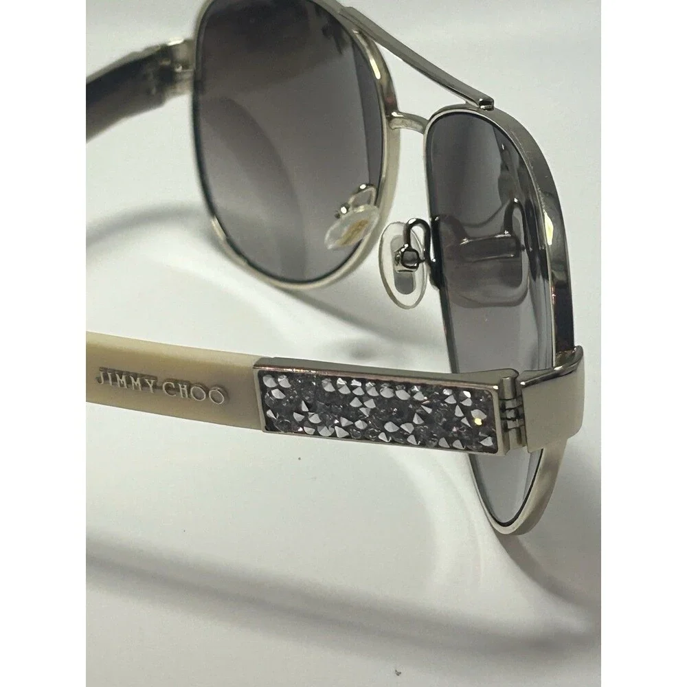 Jimmy Choo BABA/S Light gold cream 59/13/135 WOMAN Sunglasses Used Read